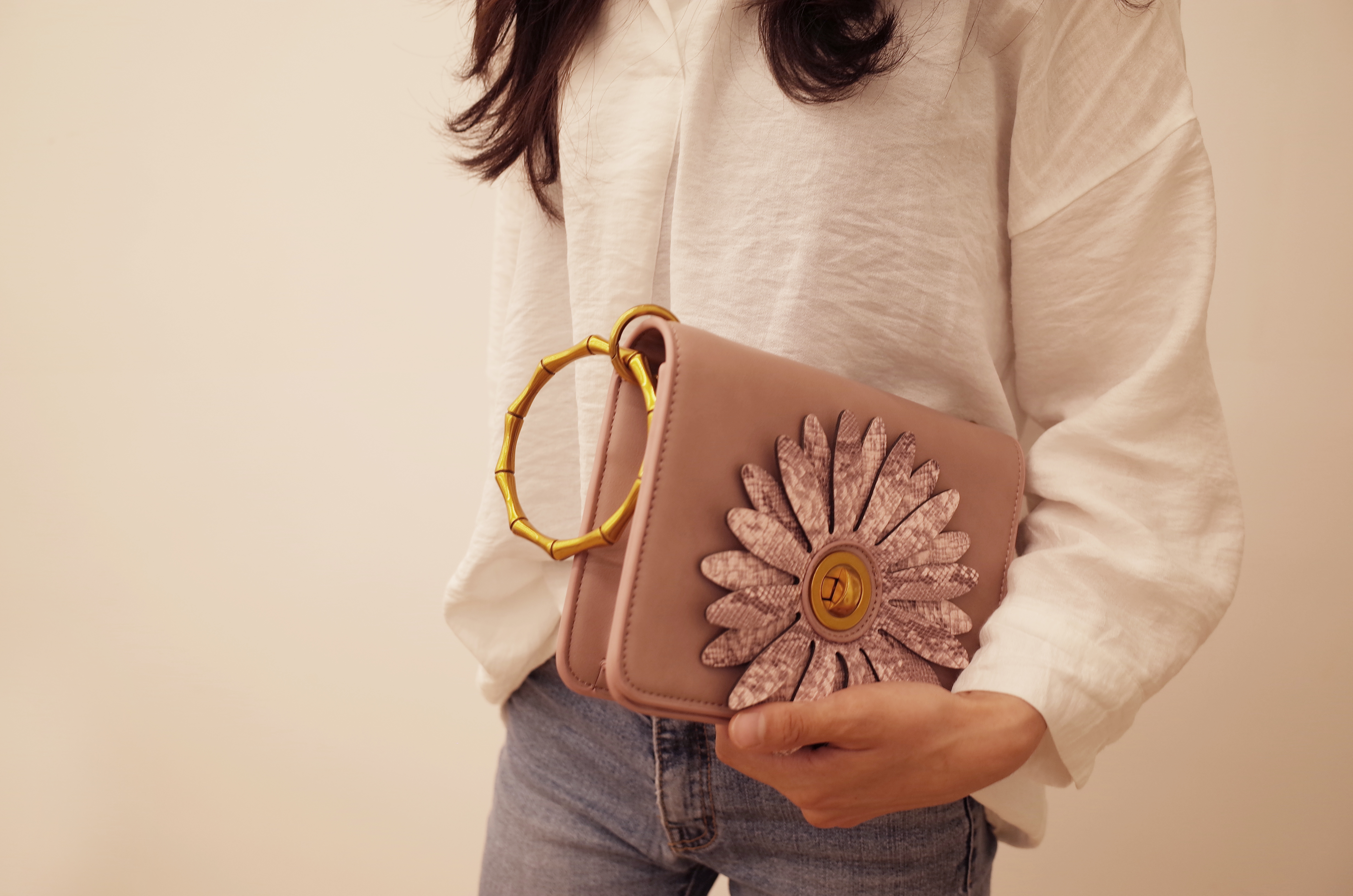 New Square Mini Cross Back Bag 4color Cheerful Viv