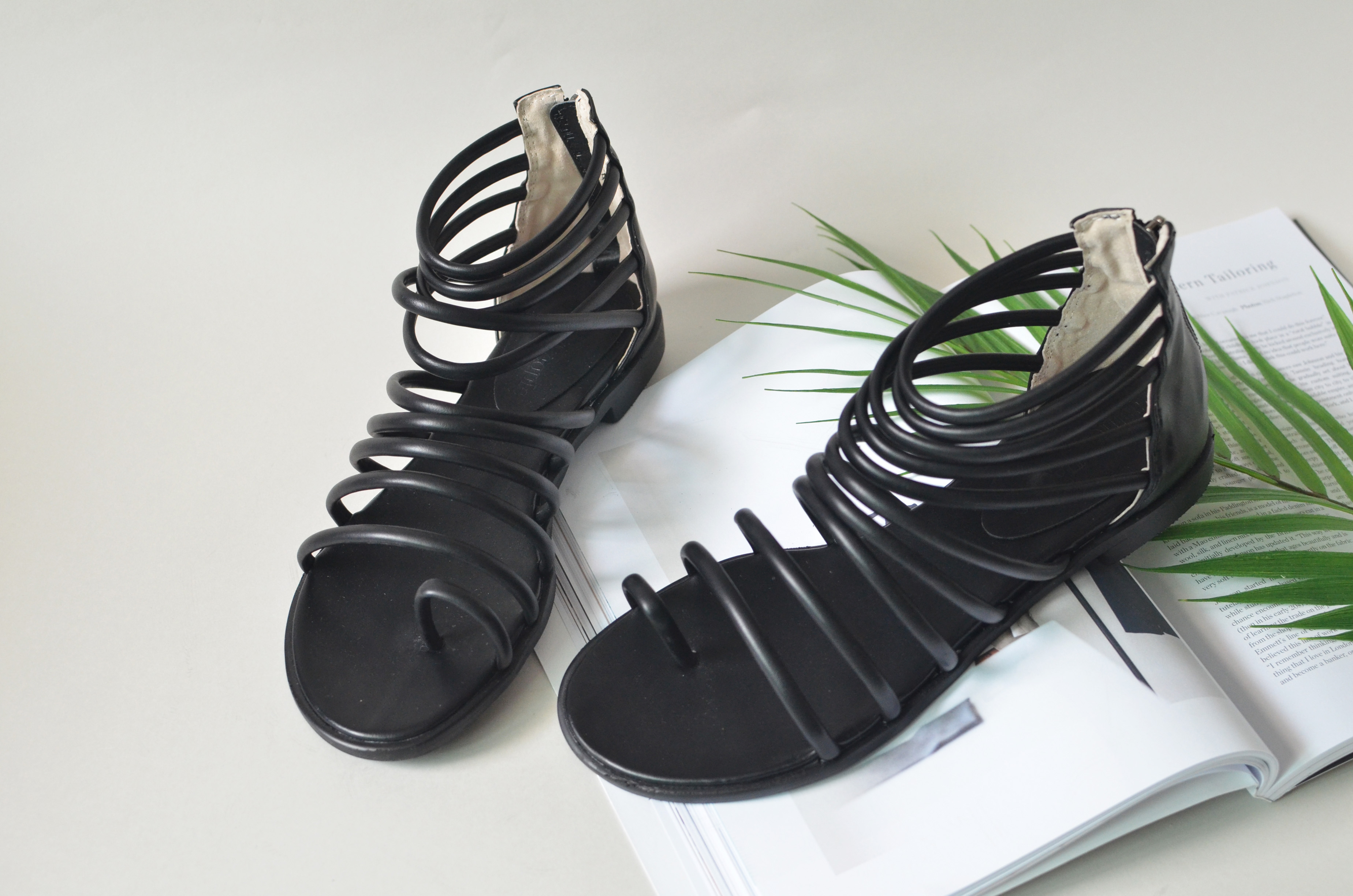 Women Heel Shoes Sandals Sugar Brown Lines Strap S