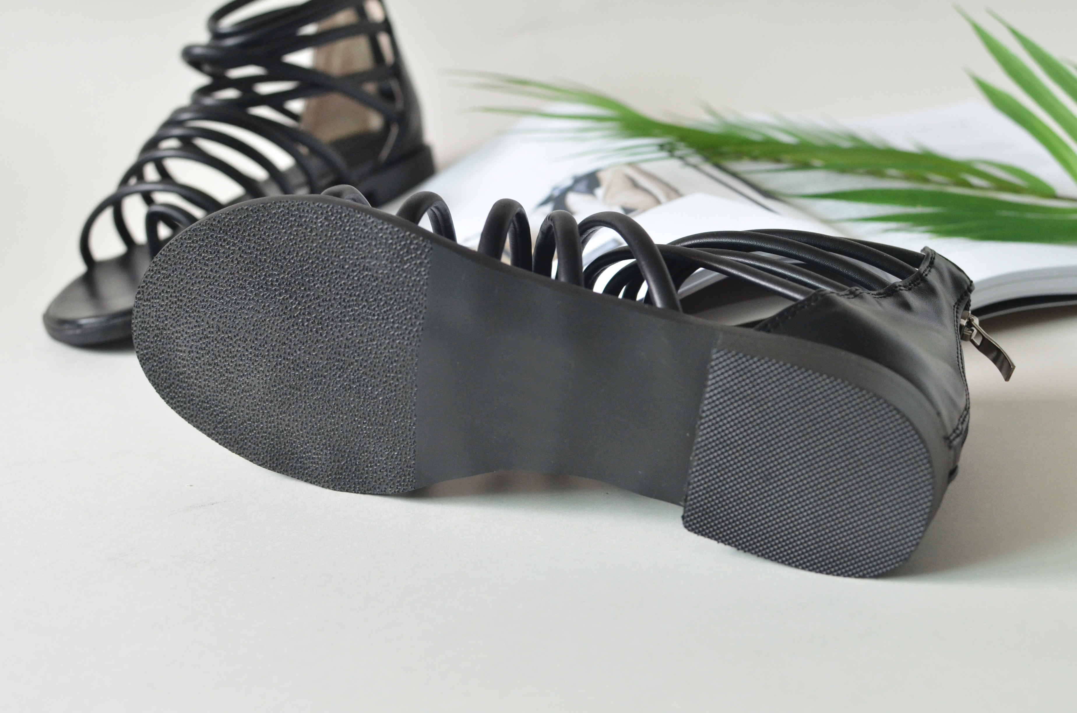 Women Heel Shoes Sandals Sugar Brown Lines Strap S