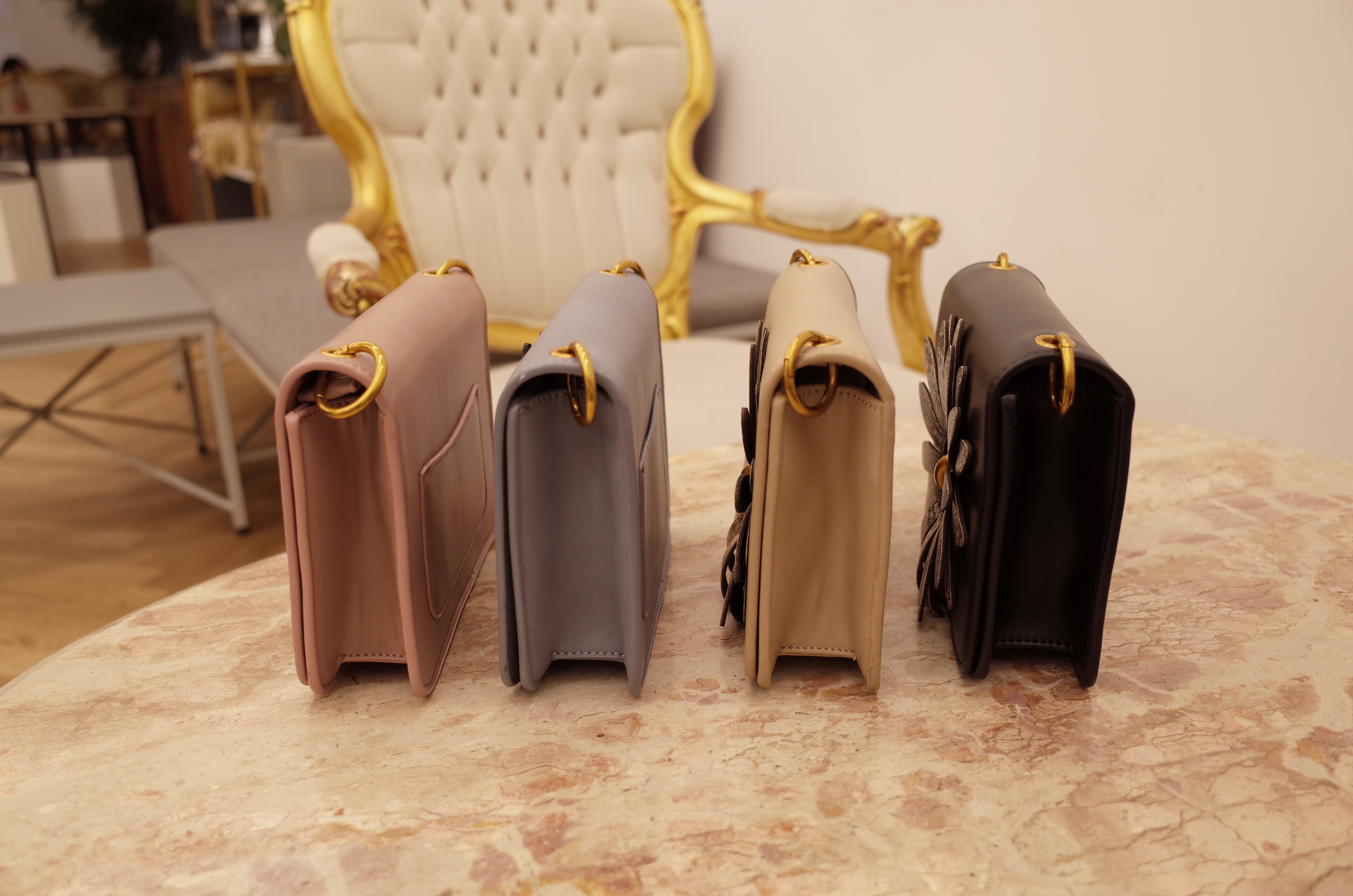 New Square Mini Cross Back Bag 4color Cheerful Viv