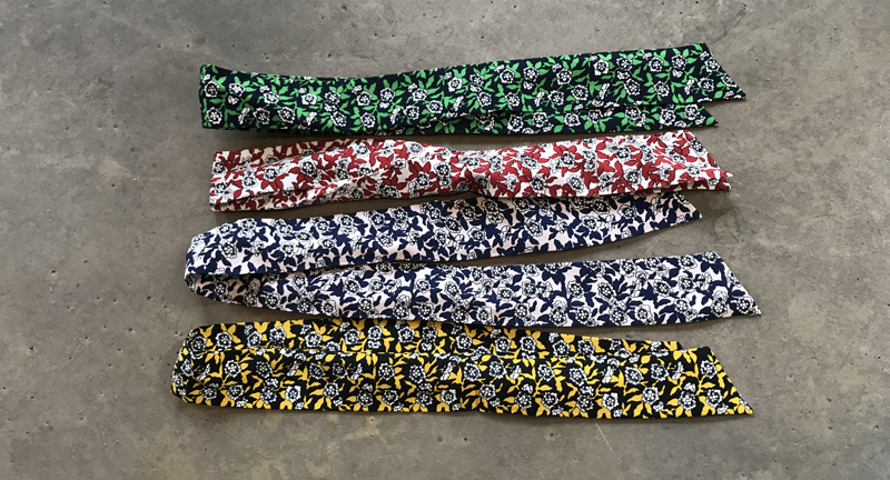 New 42 species Striped wire Bandana Hair band Head