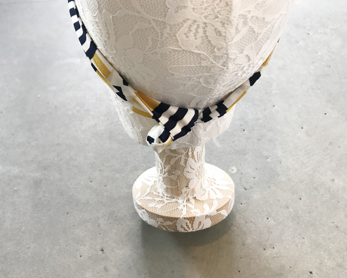 New 42 species Striped wire Bandana Hair band Head