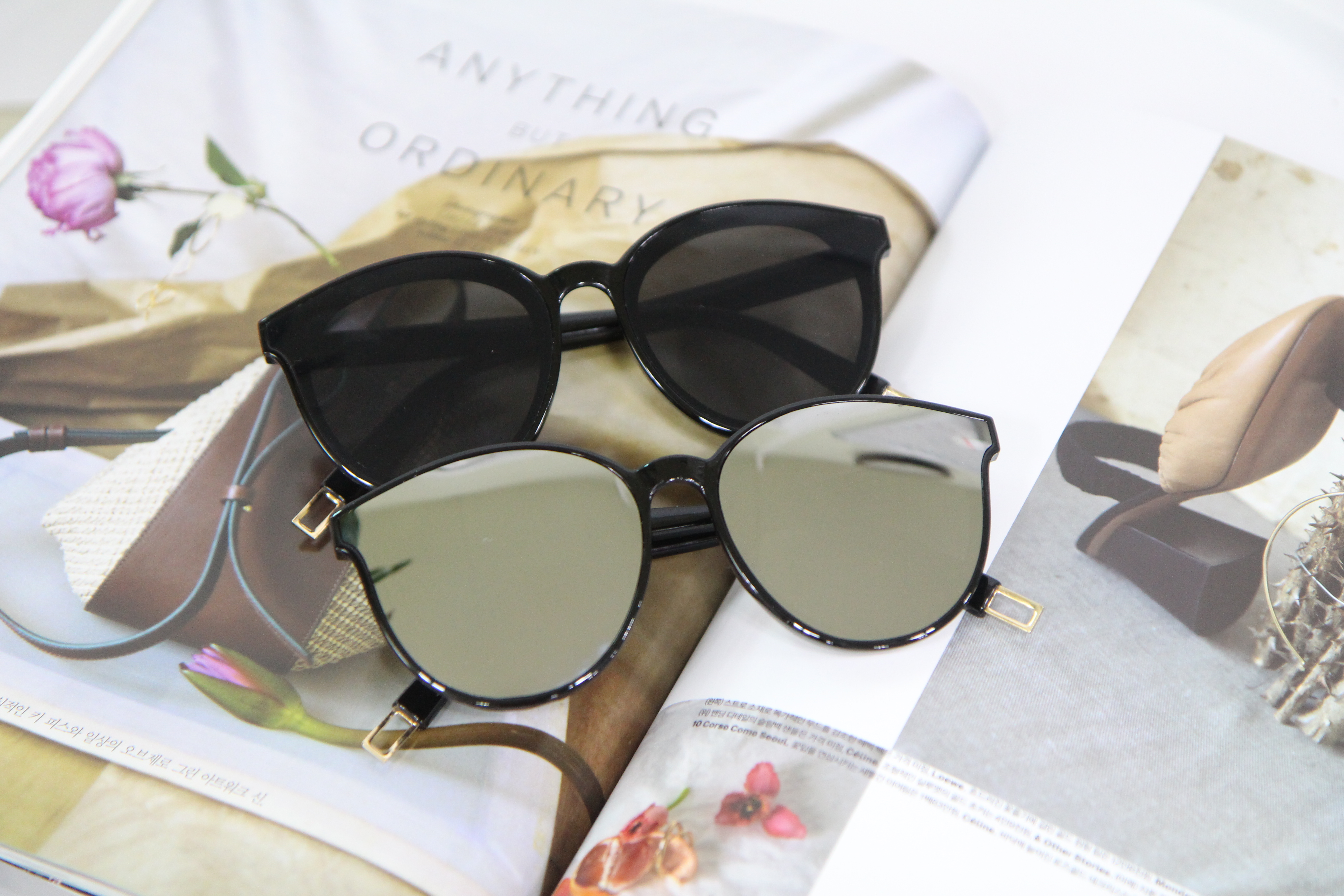 NEW FASHION SUNGLASSES Trendy Cat Eye Mirror Sungl
