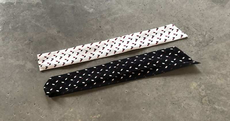 New 42 species Striped wire Bandana Hair band Head