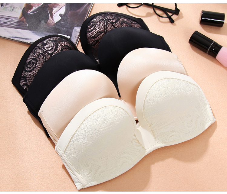 NEW NUBRA strapless strapless nude bras off should