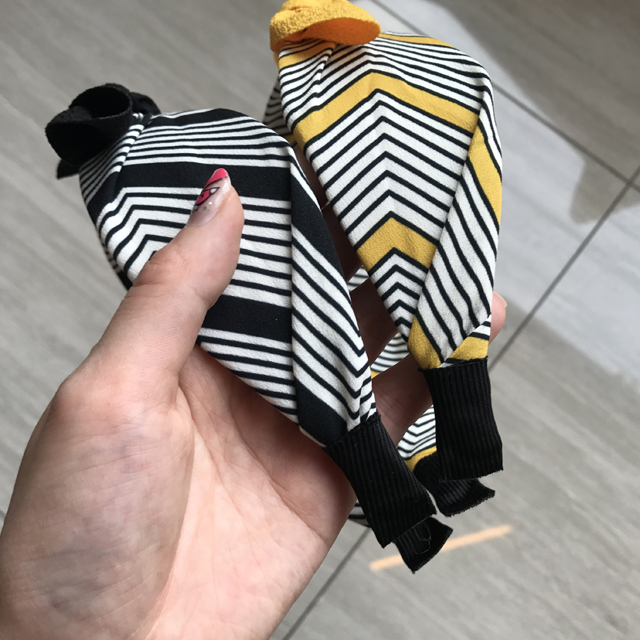 Flower Ribbon Stripe Bandana Hair Band Turban Head