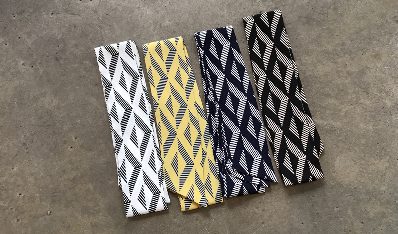 New 42 species Striped wire Bandana Hair band Head