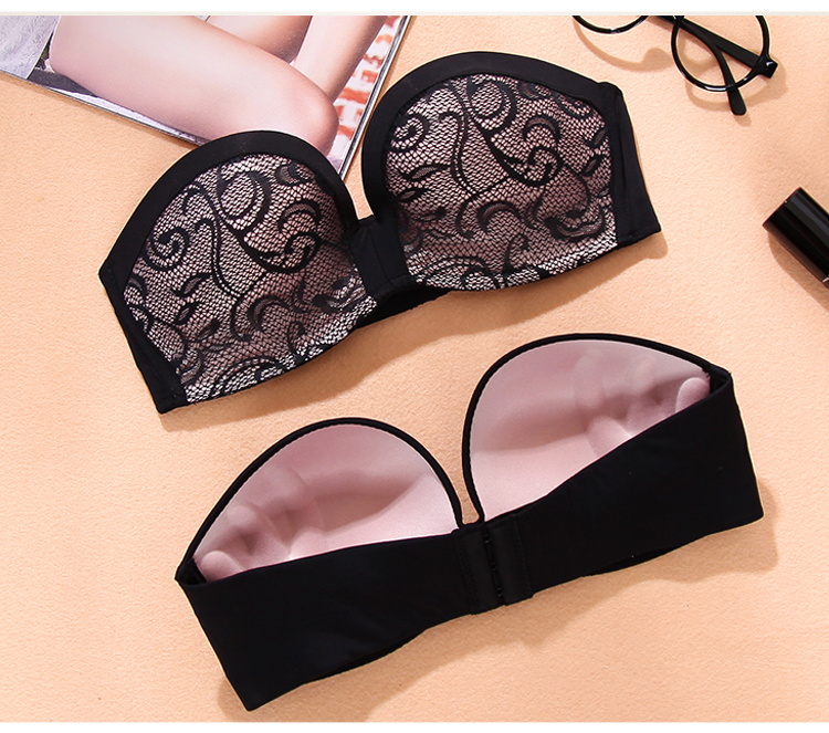 NEW NUBRA strapless strapless nude bras off should