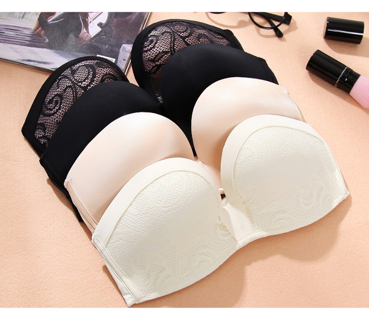 NEW NUBRA strapless strapless nude bras off should