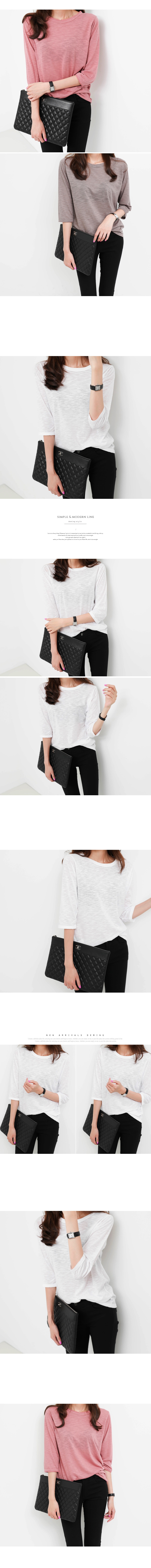6 Color Stitch 7 Piece T-Shirt, 1 + 1