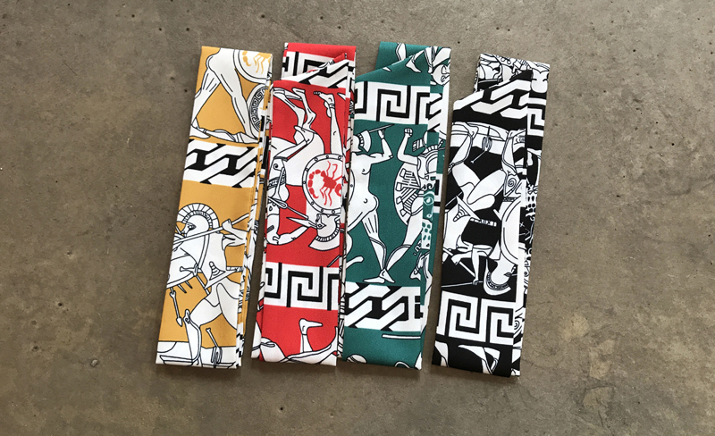 New 42 species Striped wire Bandana Hair band Head