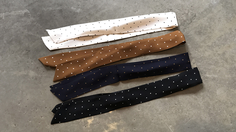 New 42 species Striped wire Bandana Hair band Head