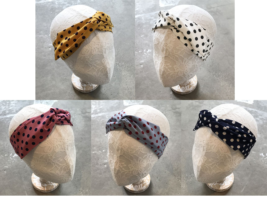 New 42 species Striped wire Bandana Hair band Head