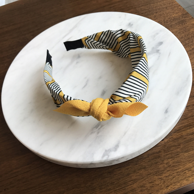 Flower Ribbon Stripe Bandana Hair Band Turban Head