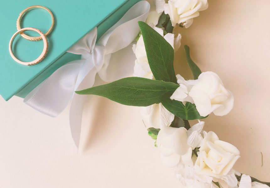 Self-wedding props flower rose headband hair band 