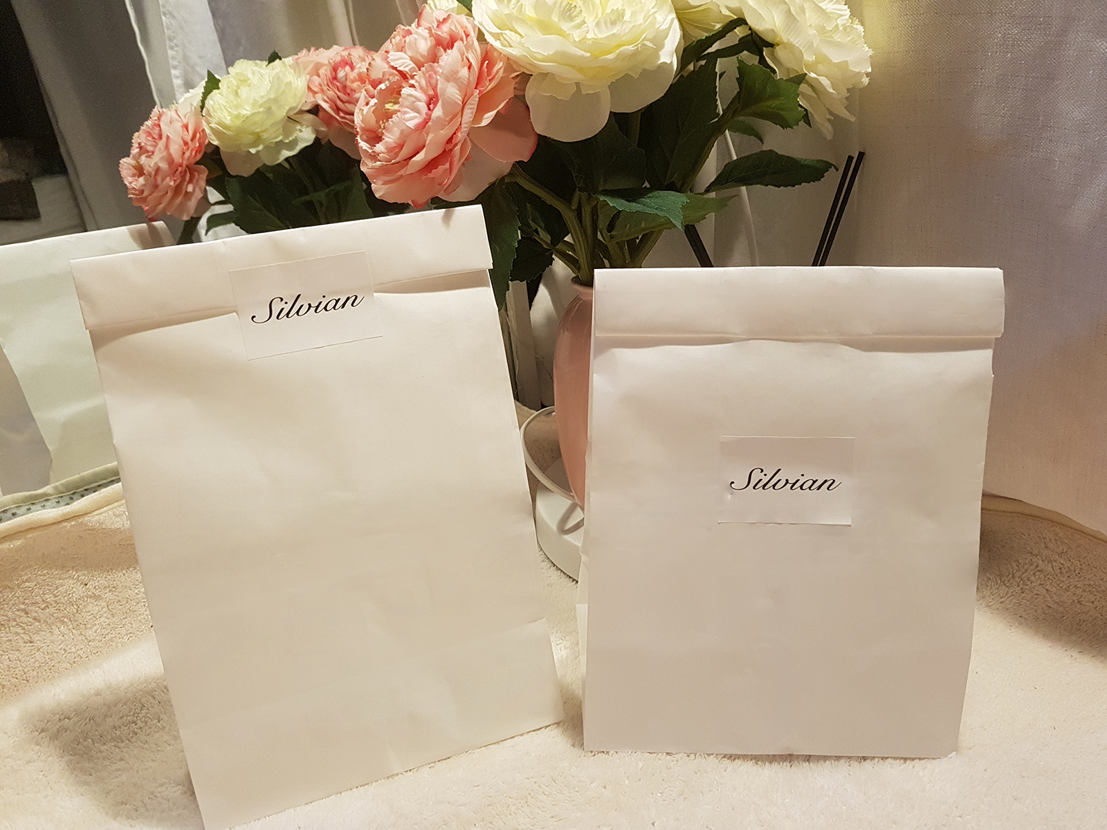 Sylvian flower sexy slip tea panties set Newlyweds