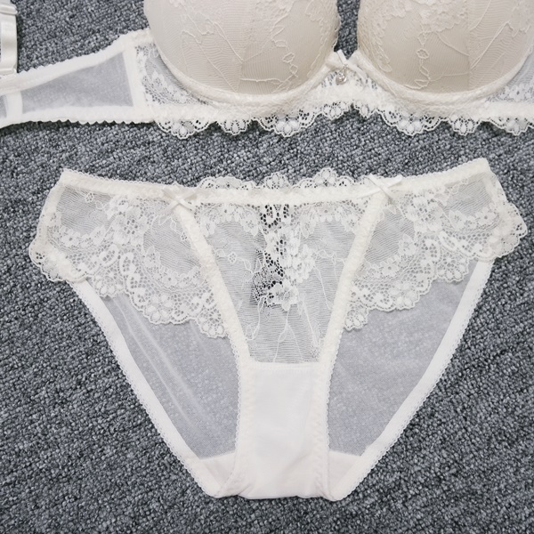 Victorian Secret Wedding Wing Underwear Set White 