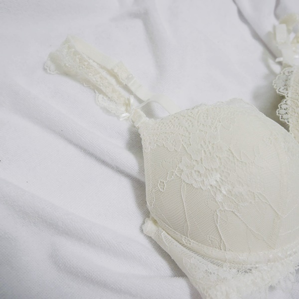 Victorian Secret Wedding Wing Underwear Set White 