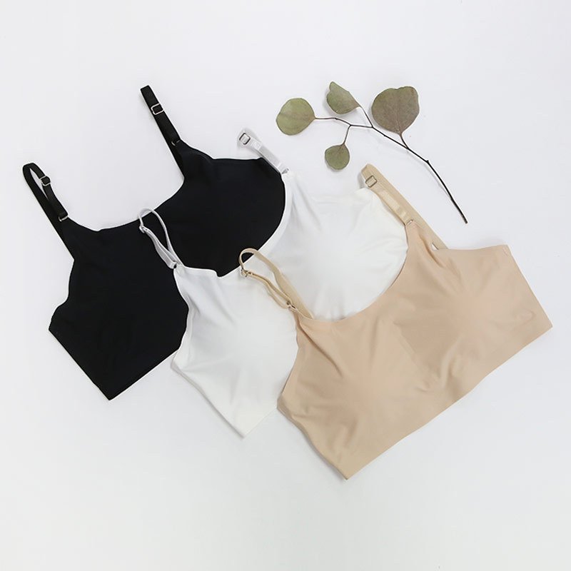 NEW NUBRA 3COLOR cap bra braided nude string to co