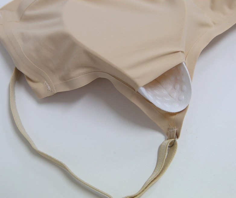 NEW NUBRA 3COLOR cap bra braided nude string to co
