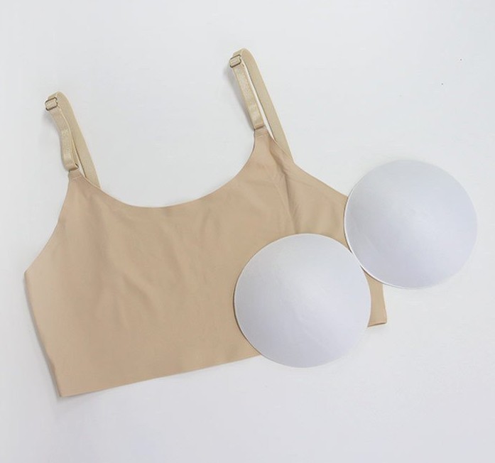 NEW NUBRA 3COLOR cap bra braided nude string to co