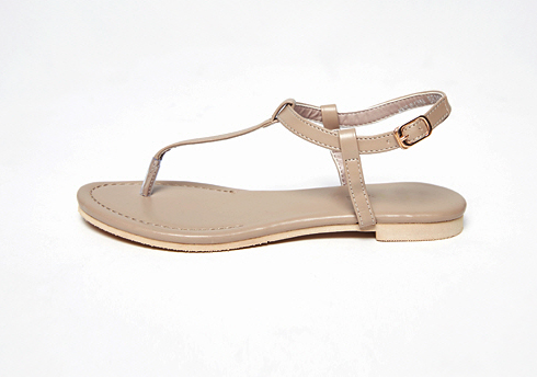 Women Heel Shoes Sandals Buckle Sandals Flat Mule 