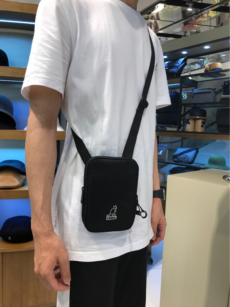 New Kangol keeper cross back mini black CB3054BK