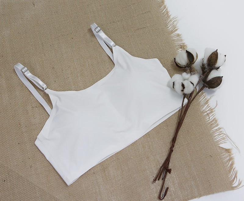 NEW NUBRA 3COLOR cap bra braided nude string to co