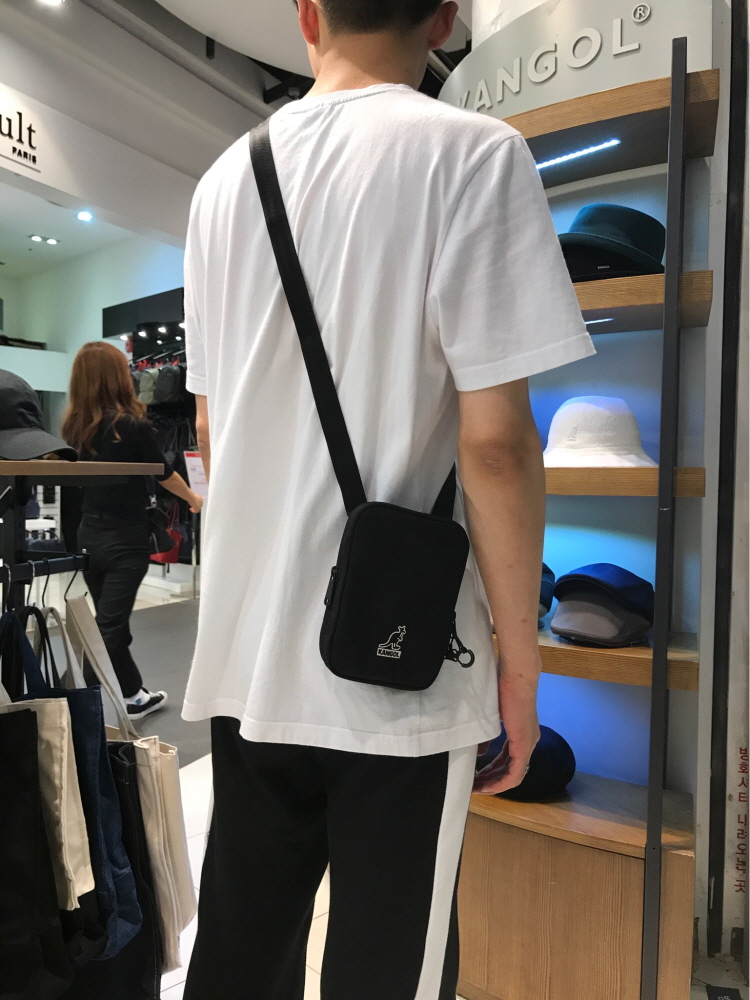 New Kangol keeper cross back mini black CB3054BK