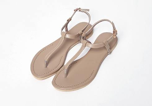 Women Heel Shoes Sandals Buckle Sandals Flat Mule 