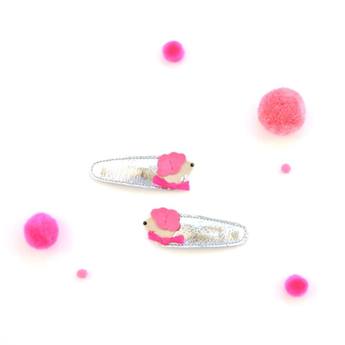 Hair Accessories 헬로시소 HELLOshiso pink poodle