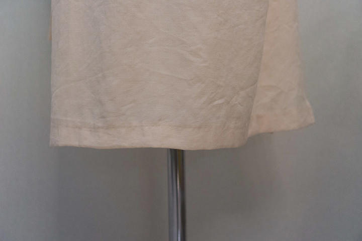 NEW FASHION LADY GIRL DRESS Yellow Linen Wrap Dres