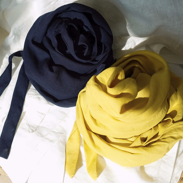 NEW FASHION LADY GIRL DRESS Yellow Linen Wrap Dres