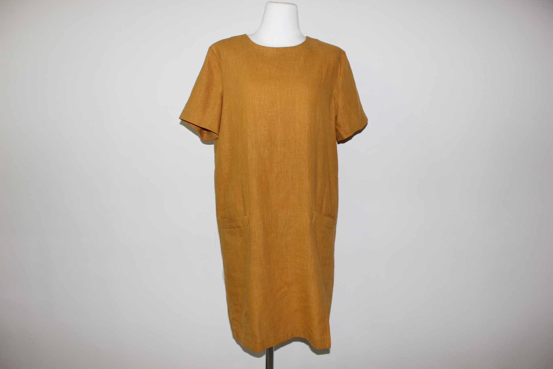 NEW FASHION LADY GIRL DRESS Haggle Linen Pocket Dr