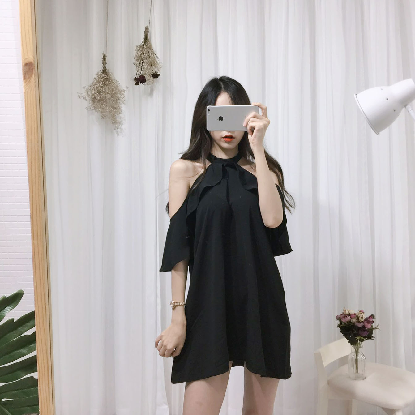 NEW FASHION LADY GIRL DRESS Sexy Off Shoulder Ruff