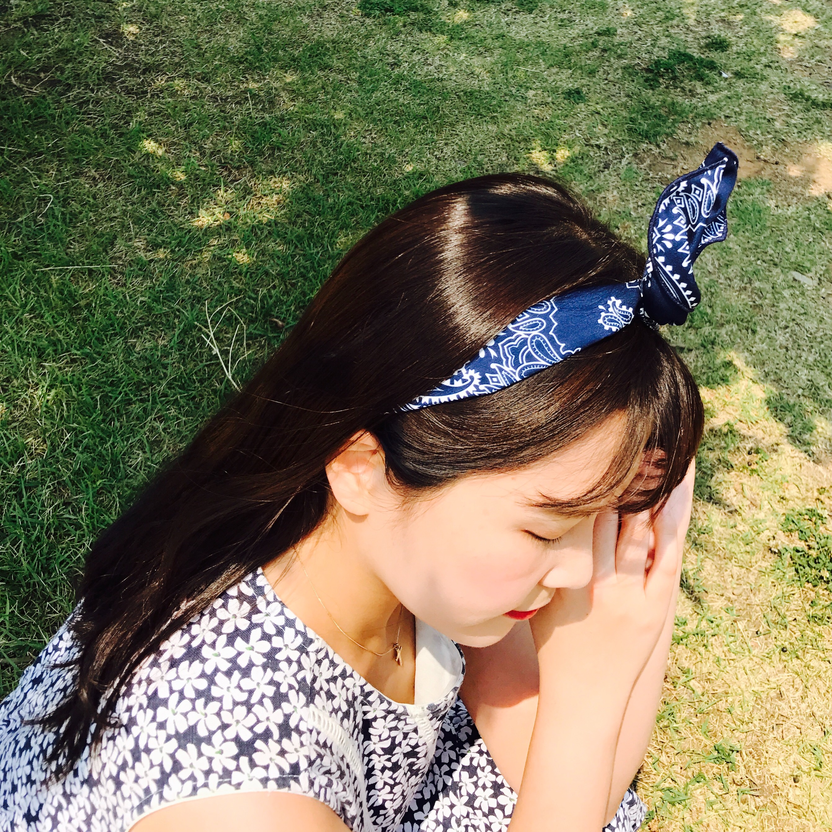 Hair Accessories Paisley Bandana Wire Hair Band He