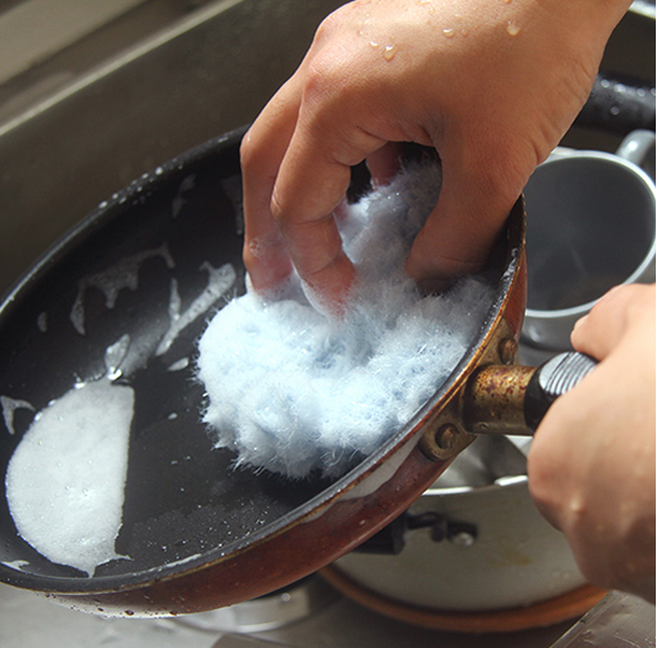 Scrubber Dish Washing Bubble-filled simple acrylic