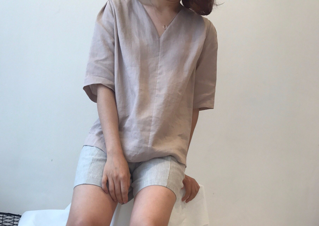 NEW FASHION LADY GIRL Blouse Joseph Blouse Linen S