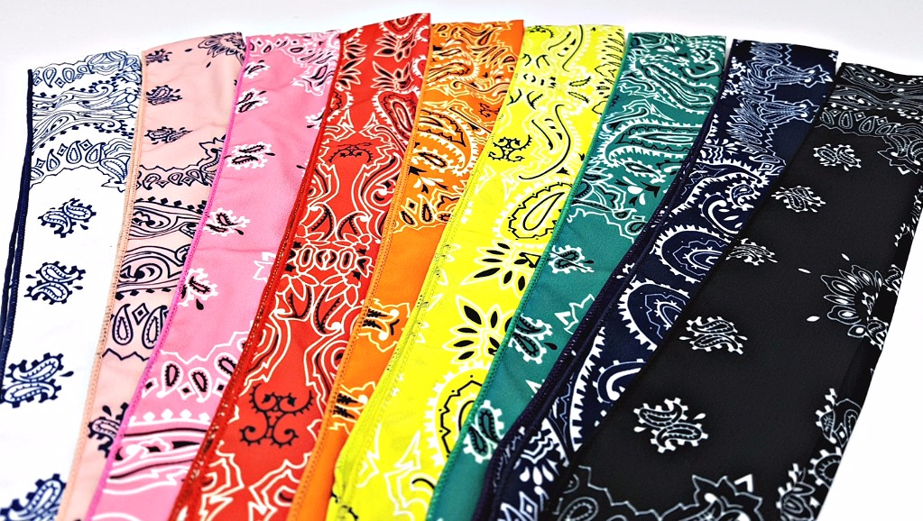 Hair Accessories Paisley Bandana Wire Hair Band He