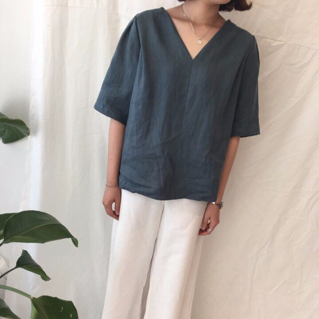 NEW FASHION LADY GIRL Blouse Joseph Blouse Linen S