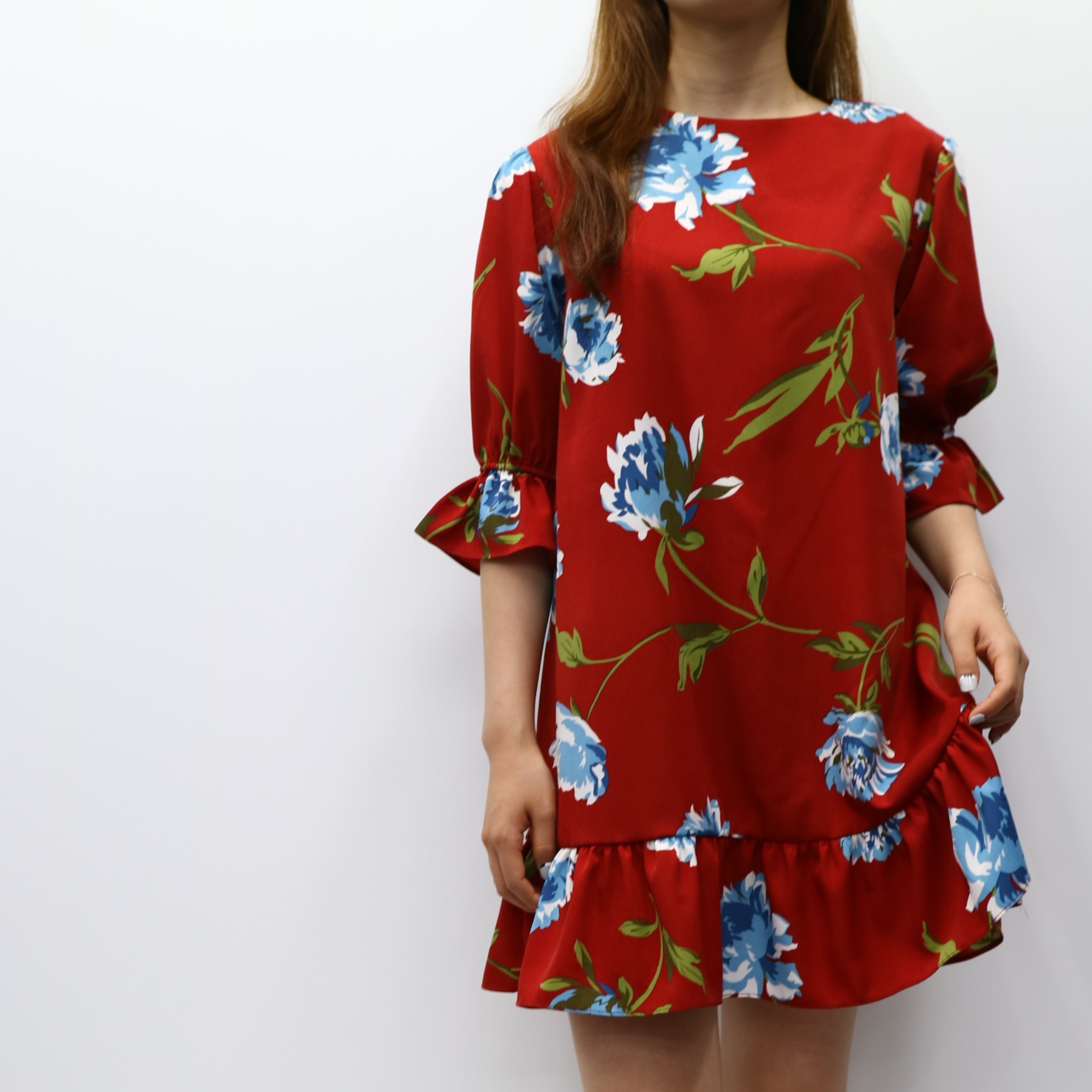 NEW FASHION LADY GIRL DRESS Daily Summer Flower Dr