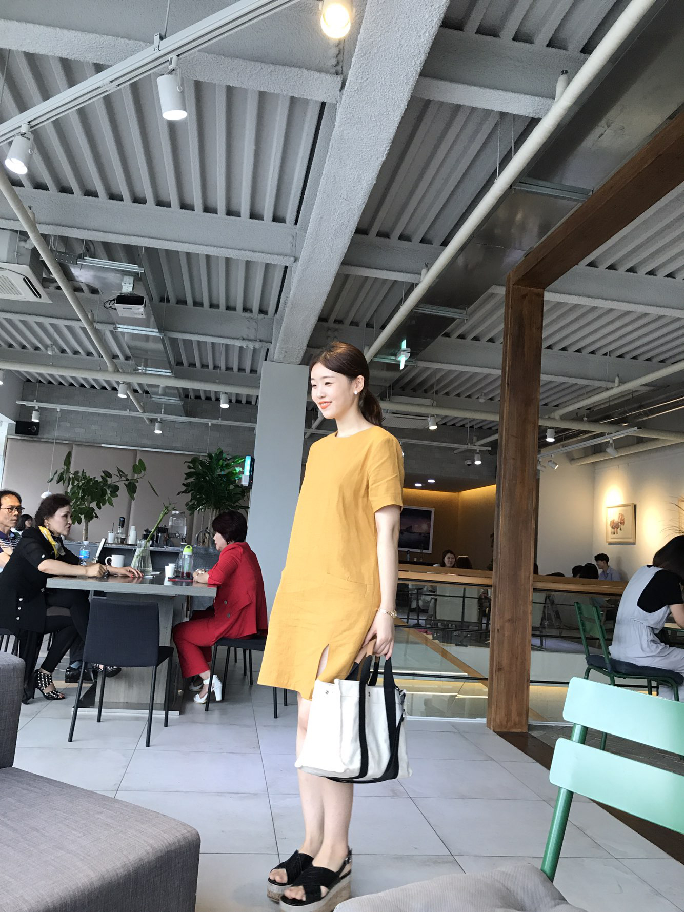 NEW FASHION LADY GIRL DRESS Haggle Linen Pocket Dr