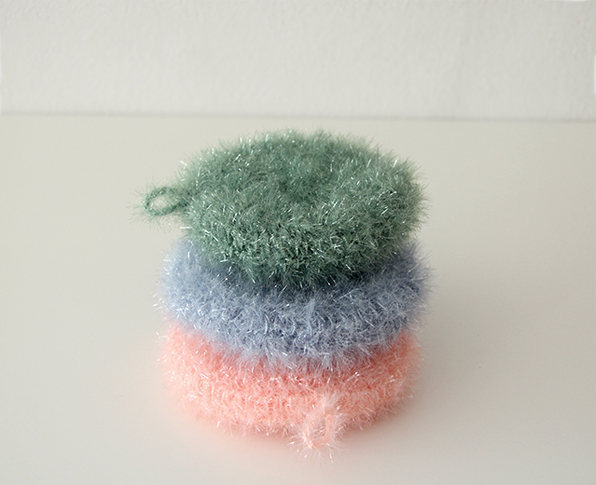 Scrubber Dish Washing Bubble-filled simple acrylic