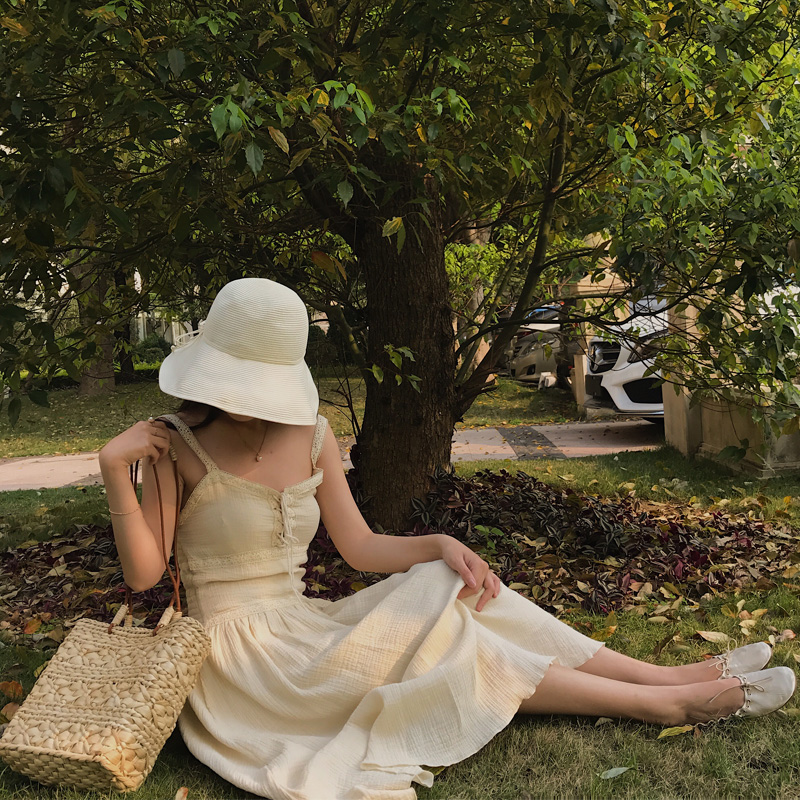 Women Sun Hats Oversized straw bucket Hat 30s Wome