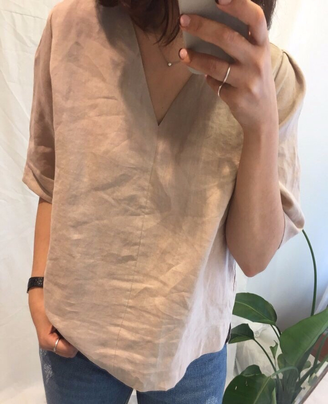 NEW FASHION LADY GIRL Blouse Joseph Blouse Linen S