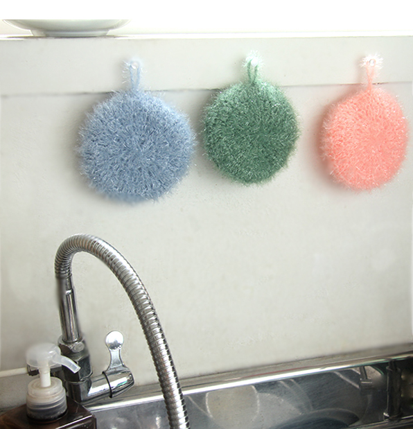 Scrubber Dish Washing Bubble-filled simple acrylic