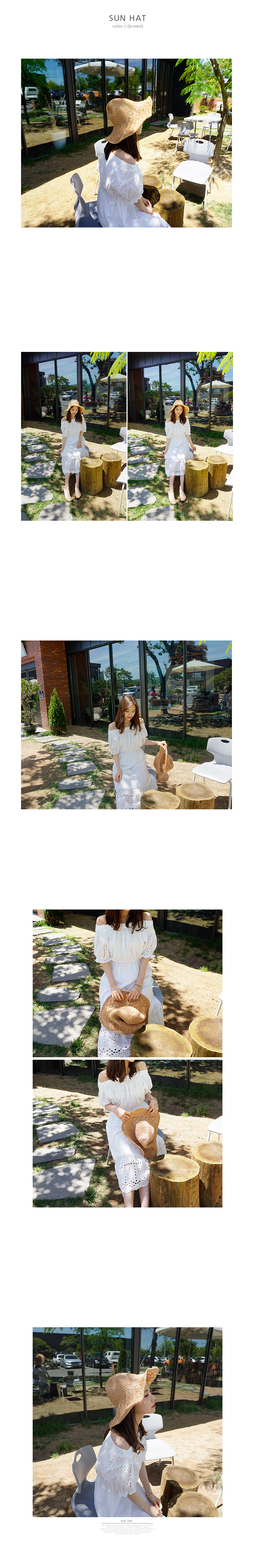 Women Sun Hats Women's dense hat, summer bucket