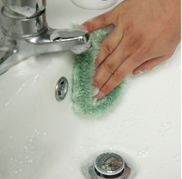 Scrubber Dish Washing Bubble-filled simple acrylic