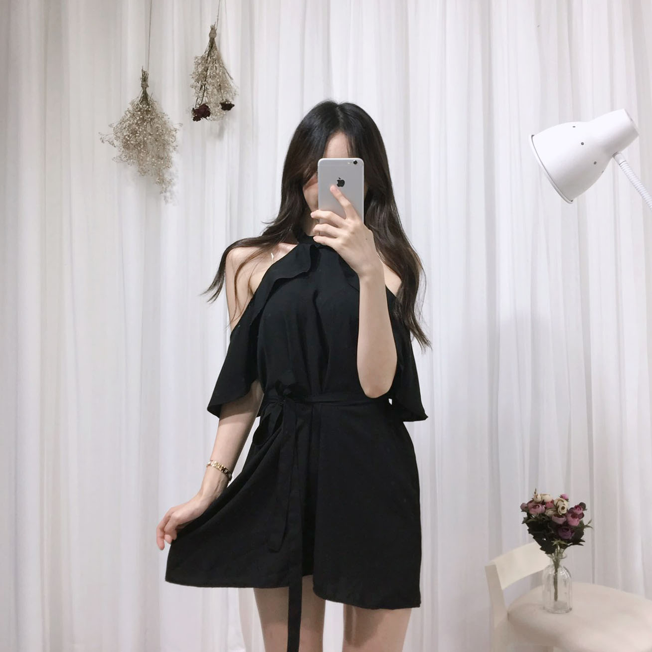 NEW FASHION LADY GIRL DRESS Sexy Off Shoulder Ruff