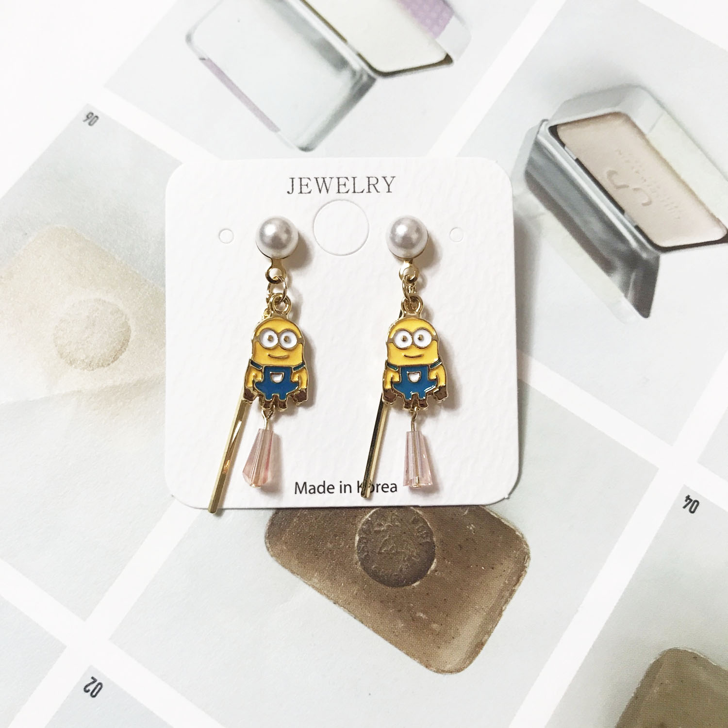 Non-Allergic Minnies Drop Earrings Friend Gifts Ch